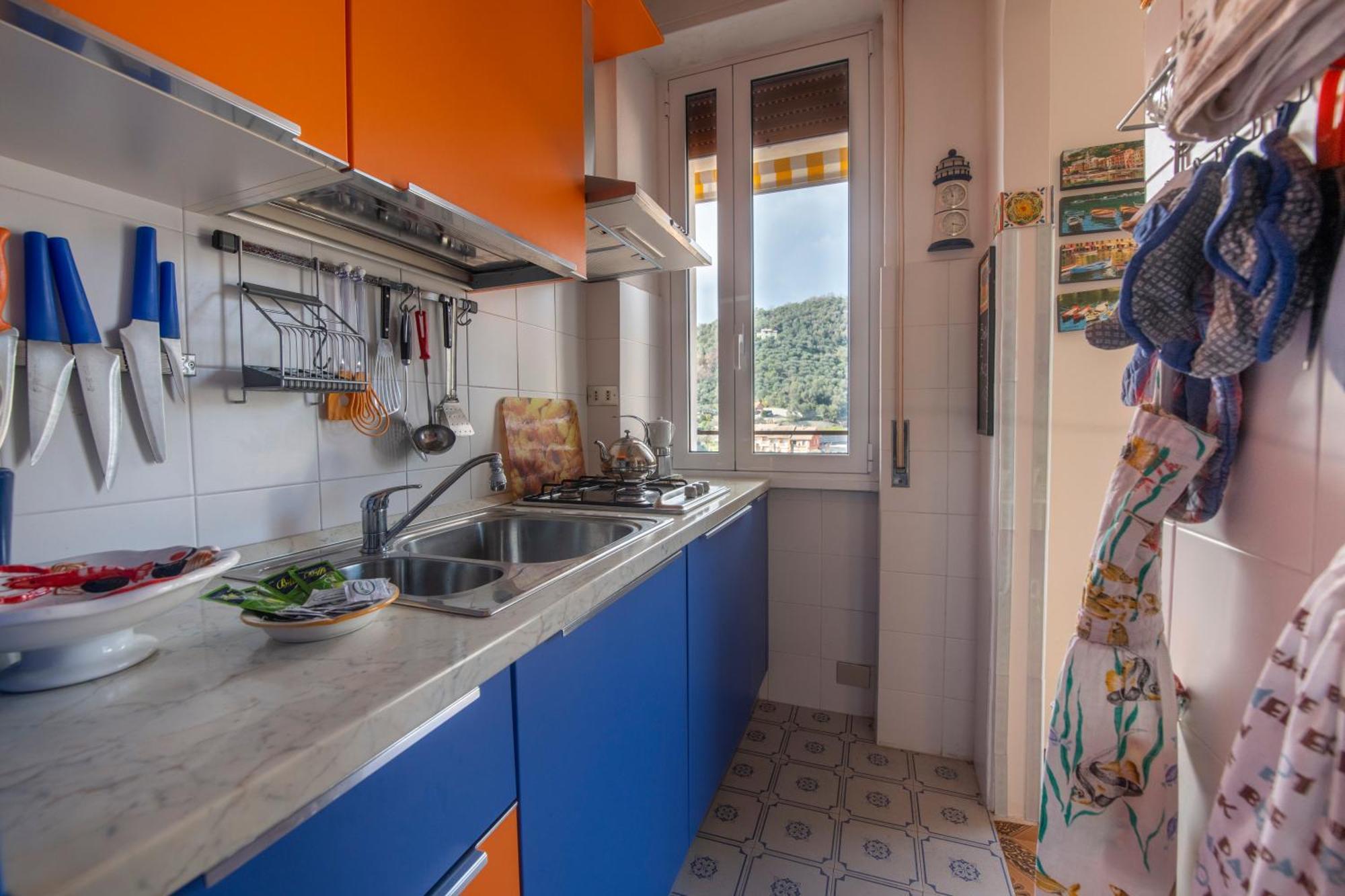 239 - Casa Del Sole Vista Mare Moneglia - 5Minuti A Piedi Dal Mare - Parcheggio Privatoアパートメント エクステリア 写真
