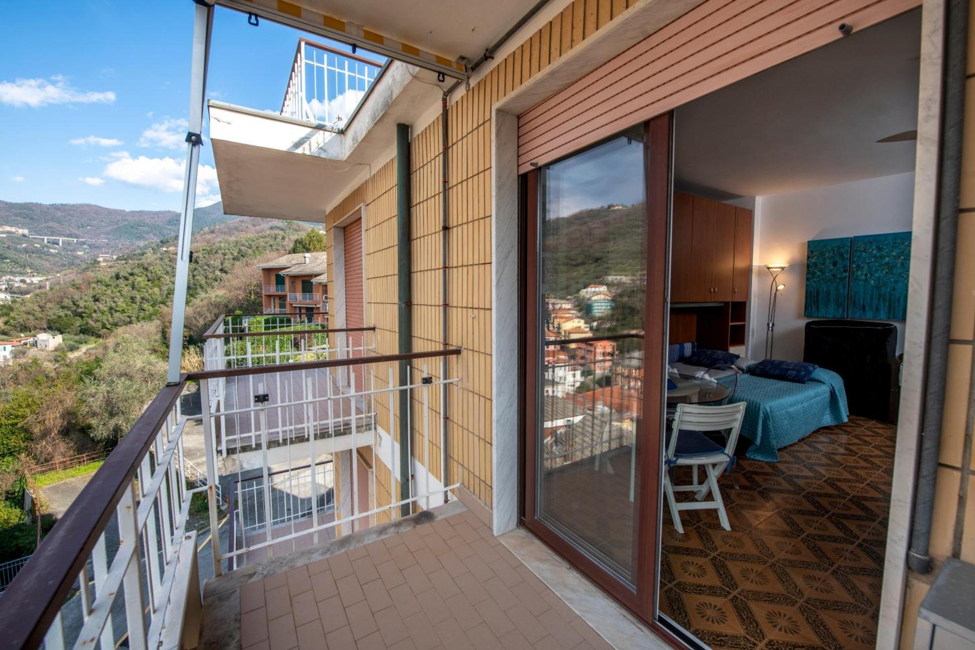 239 - Casa Del Sole Vista Mare Moneglia - 5Minuti A Piedi Dal Mare - Parcheggio Privatoアパートメント エクステリア 写真